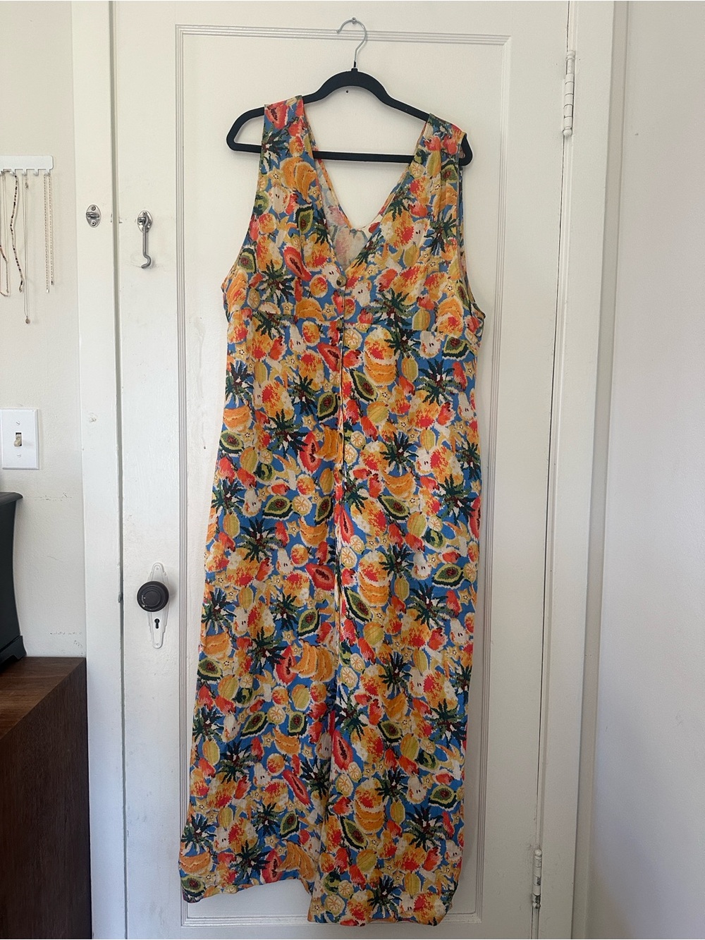 Anthropologie x Farm Rio Fruit Medley Jumpsuit